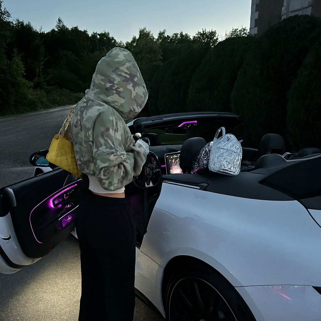 "Camo Star" Zip Up Hoodie