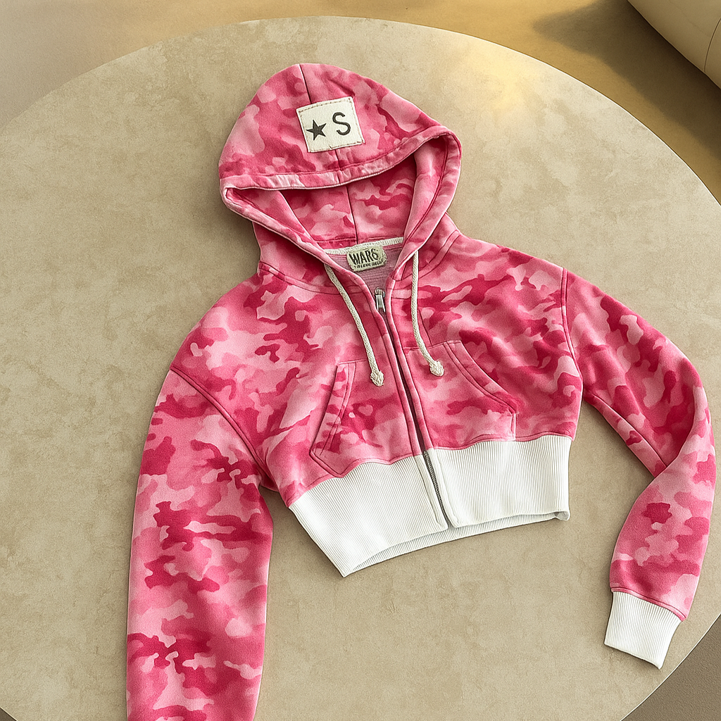 "Camo Star" Zip Up Hoodie