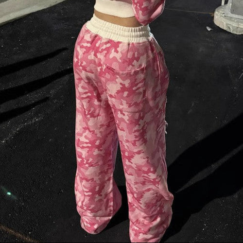 "Pink Camo" Sweatpants