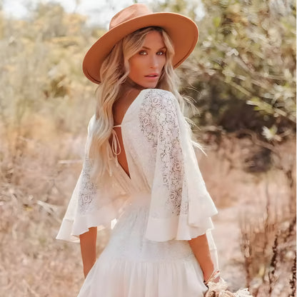 Sunset Crochet Romper